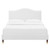 Juniper Channel Tufted Performance Velvet King Platform Bed MOD-6749-WHI