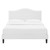 Juniper Channel Tufted Performance Velvet Full Platform Bed MOD-6747-WHI