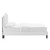 Juniper Channel Tufted Performance Velvet Twin Platform Bed MOD-6744-WHI