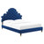 Gwyneth Tufted Performance Velvet Twin Platform Bed MOD-6755-NAV