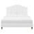 Elise King Performance Velvet Platform Bed MOD-6875-WHI