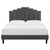 Elise Twin Performance Velvet Platform Bed MOD-6876-CHA