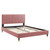 Peyton Performance Velvet King Platform Bed MOD-6872-DUS