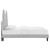 Alexandria Tufted Performance Velvet Queen Platform Bed MOD-6765-LGR