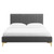 Peyton Performance Velvet Twin Platform Bed MOD-6865-CHA