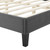 Peyton Performance Velvet Full Platform Bed MOD-6870-CHA