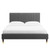 Peyton Performance Velvet King Platform Bed MOD-6872-CHA