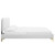 Peyton Performance Velvet Full Platform Bed MOD-6868-WHI