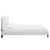 Peyton Performance Velvet Full Platform Bed MOD-6869-WHI