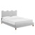 Current Performance Velvet Twin Platform Bed MOD-6728-LGR