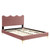 Current Performance Velvet Twin Platform Bed MOD-6727-DUS