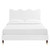 Current Performance Velvet Twin Platform Bed MOD-6728-WHI