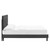 Current Performance Velvet Twin Platform Bed MOD-6729-CHA