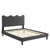 Current Performance Velvet Twin Platform Bed MOD-6729-CHA