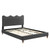 Current Performance Velvet Twin Platform Bed MOD-6728-CHA