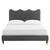 Current Performance Velvet Twin Platform Bed MOD-6728-CHA