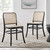 Winona Wood Dining Side Chair Set of 2 EEI-6078-BLK