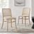 Winona Wood Dining Side Chair Set of 2 EEI-6078-GRY