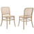 Winona Wood Dining Side Chair Set of 2 EEI-6078-GRY