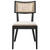 Caledonia Wood Dining Chair Set of 2 EEI-6080-BLK-BEI