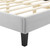 Current Performance Velvet Twin Platform Bed MOD-6729-LGR