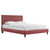 Garcelle Performance Velvet Queen Platform Bed MOD-6290-DUS