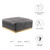 Sanguine Channel Tufted Performance Velvet Modular Sectional Sofa Ottoman EEI-6036-GRY