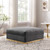 Sanguine Channel Tufted Performance Velvet Modular Sectional Sofa Ottoman EEI-6036-GRY