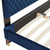 Garcelle Performance Velvet Queen Platform Bed MOD-6290-NAV