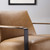 Seg Vegan Leather Accent Chair EEI-2075-TAN