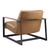Seg Vegan Leather Accent Chair EEI-2075-TAN