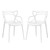 Entangled Dining Set Set of 2 EEI-2347-WHI-SET