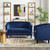 Prospect Channel Tufted Performance Velvet Loveseat and Armchair Set EEI-4146-NAV-SET