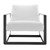 Seg Upholstered Accent Chair EEI-4220-BLK-WHI