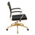 Jive Mid Back Performance Velvet Office Chair EEI-4281-BLK
