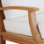 Marina Outdoor Patio Teak Rocking Chair EEI-4177-NAT-WHI