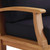 Marina Outdoor Patio Teak Rocking Chair EEI-4177-NAT-NAV