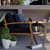 Marina Outdoor Patio Teak Sofa EEI-4176-NAT-NAV