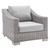 Conway Sunbrella® Outdoor Patio Wicker Rattan 5-Piece Furniture Set EEI-4356-LGR-GRY