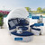 Scottsdale Canopy Sunbrella® Outdoor Patio Daybed EEI-4443-LGR-NAV