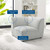 Comprise Corner Sectional Sofa Chair EEI-4417-LGR