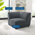 Comprise Corner Sectional Sofa Chair EEI-4417-CHA