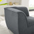 Comprise Corner Sectional Sofa Chair EEI-4417-CHA