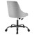 Distinct Tufted Swivel Upholstered Office Chair EEI-4369-BLK-LGR