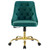 Distinct Tufted Swivel Performance Velvet Office Chair EEI-4368-GLD-TEA