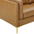Kaiya Vegan Leather Sofa EEI-4455-TAN