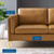 Kaiya Vegan Leather Sofa EEI-4455-TAN