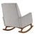 Sway Performance Velvet Rocking Chair EEI-4456-LGR