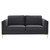 Kaiya Performance Velvet Sofa EEI-4453-CHA