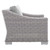 Conway Sunbrella® Outdoor Patio Wicker Rattan 9-Piece Sectional Sofa Set EEI-4360-LGR-GRY